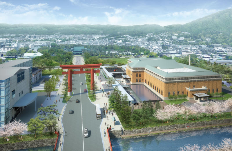 京都市美術館新館計画案 | WORKS | WARO KISHI + K.ASSOCIATES